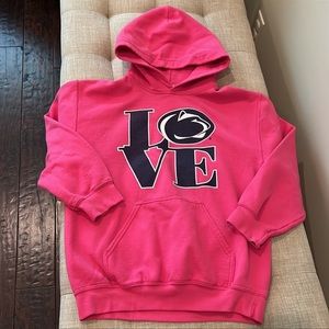 Penn State Love pink hoodie size small 💕